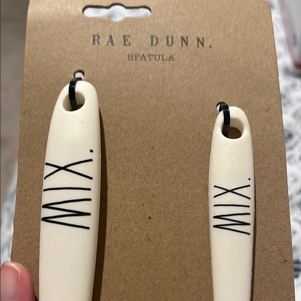 Rae Dunn Cream Spatula Duo